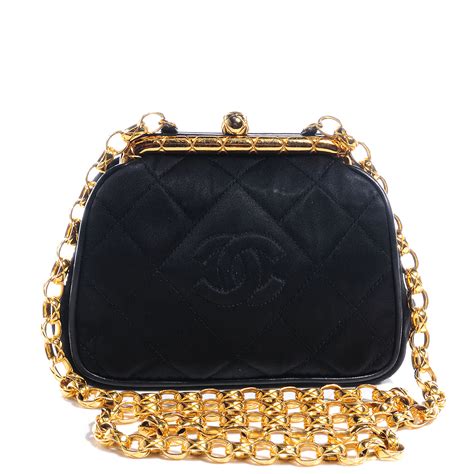 chanel black evening bag|Chanel small evening bag.